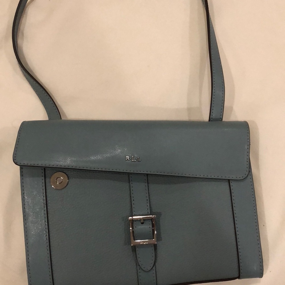 Ralph Lauren leather cross body purse